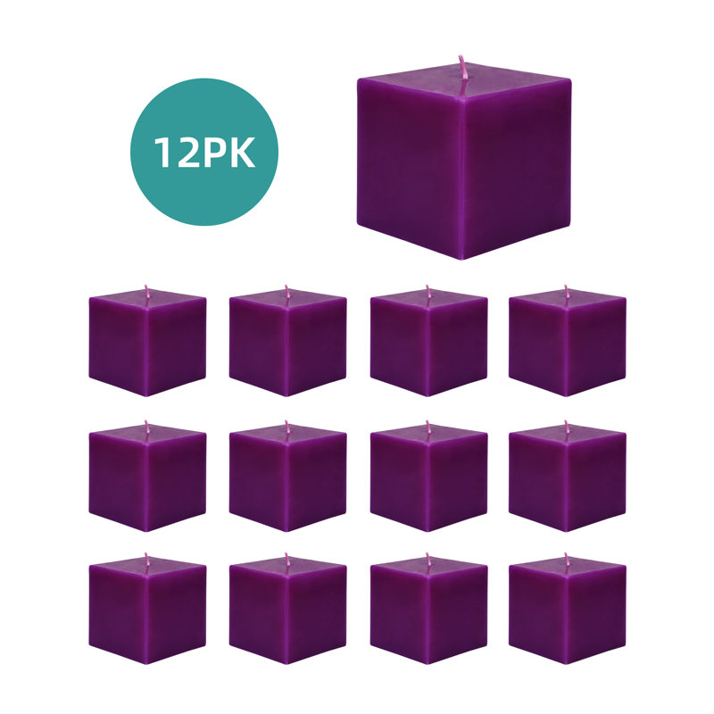 Zest Candle Square Pillar Candle & Reviews Wayfair